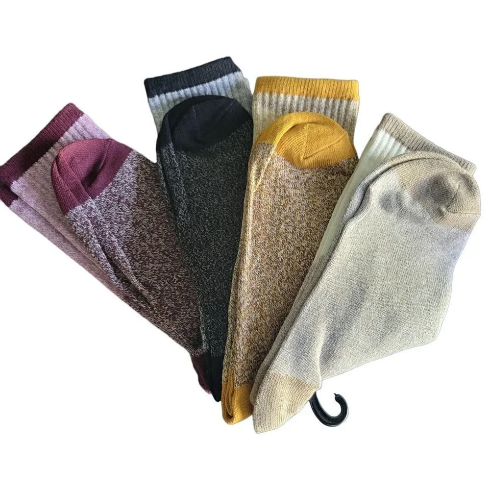 LOT of Men's Sun Stone 4-Pack Socks. One Size. Cotton/Spandex/Polyester. NWT.